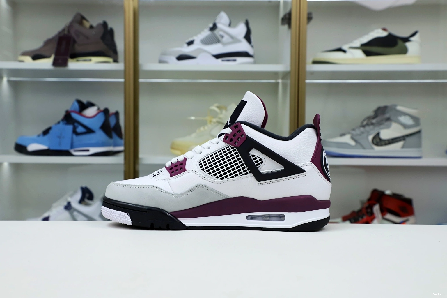 AIR SAINT-GERMAIN RETRO AIR 4 X 'BORDEAUX' PARIS JORDAN JORDAN 0709